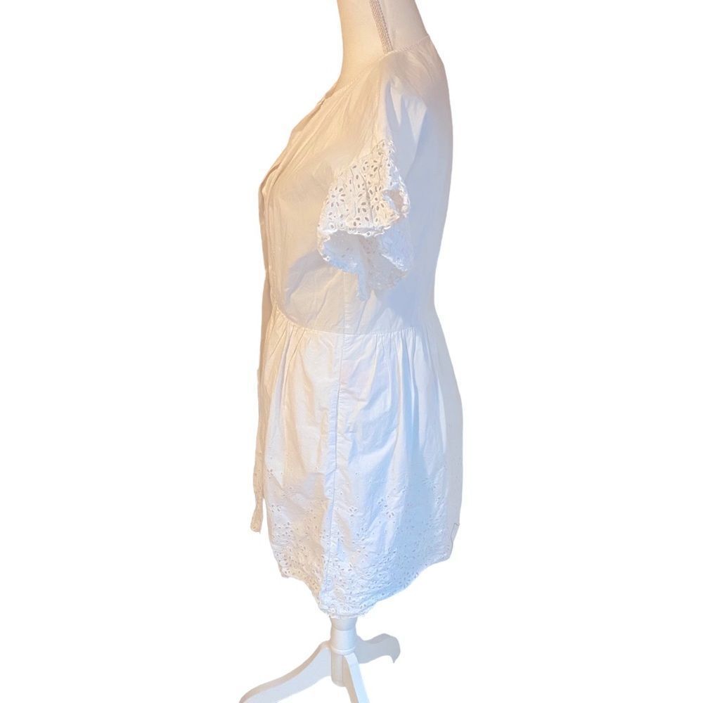 Rebecca Taylor La Vie Short Sleeve Eyelet Dress Size Medium - Picture 5 of 10